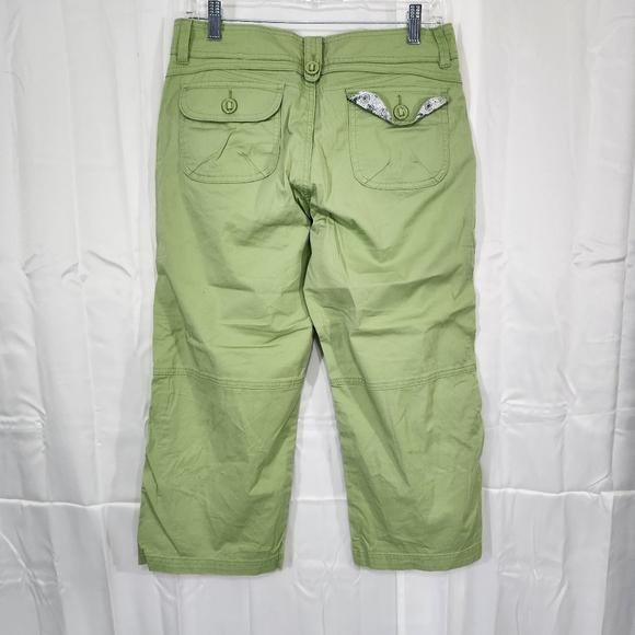Lee Size 10 Medium Green Capris One True Fit - Picture 2 of 9